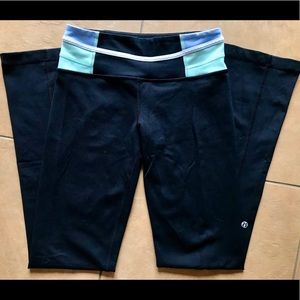 Reversible full length flare leggings